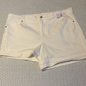 Women's White Shorts